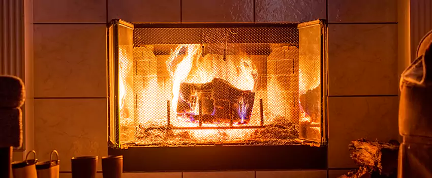 Mendota Hearth Landscape Fireplace Installation in Jenison, Michigan